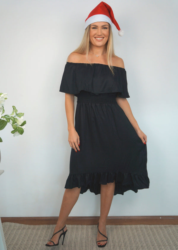 The Venice Dress - Christmas Black dubai outfit dress brunch fashion mums