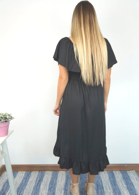 The Venice Dress - Christmas Black dubai outfit dress brunch fashion mums