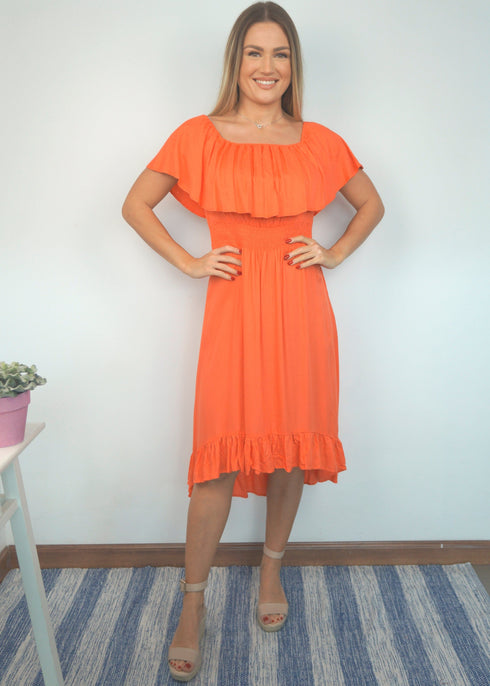 The Venice Dress - Holiday Coral dubai outfit dress brunch fashion mums