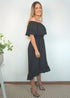 The Venice Dress - Midnight Black dubai outfit dress brunch fashion mums