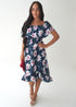 The Venice Dress - Navy Pink Lily dubai outfit dress brunch fashion mums