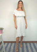 The Venice Dress - Pure White dubai outfit dress brunch fashion mums