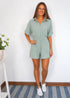 The Vicki Romper - Cy Khaki dubai outfit dress brunch fashion mums
