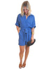 The Vicki Romper - Cy Slate Blue dubai outfit dress brunch fashion mums