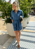 The Vicki Romper - Cy Slate Blue dubai outfit dress brunch fashion mums