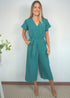 The Wrap Jumpsuit - Classic Teal dubai outfit dress brunch fashion mums
