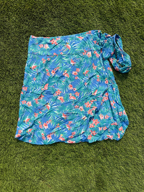 Blue Flamingo Wrap Skirts - FLASH SALE! dubai outfit dress brunch fashion mums