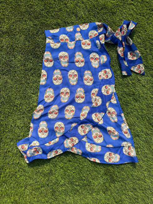 Royal Skulls Wrap Skirts - FLASH SALE! dubai outfit dress brunch fashion mums