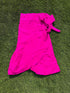 Hot Pink Midi Wrap Skirts - FLASH SALE! dubai outfit dress brunch fashion mums