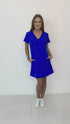 SHORT DRESS ROYAL BLUE 