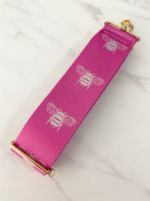 Bag The Cross Body Bag Straps - Pink Bees dubai outfit dress brunch fashion mums