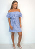BARDOT DRESS The Belted Bardot Dress - Painted Riviera dubai outfit dress brunch fashion mums