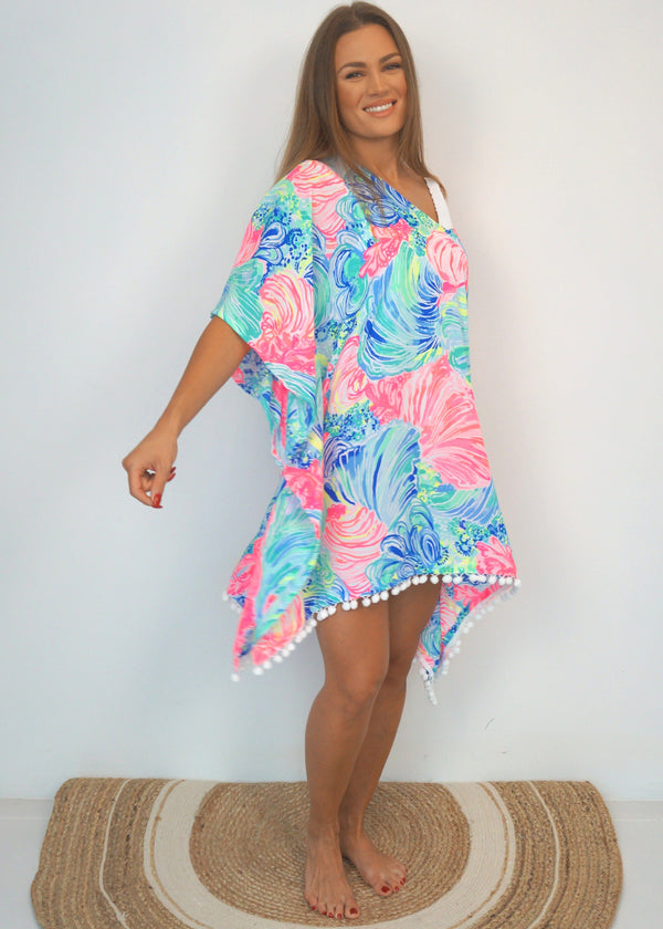 Beach Kaftan The Beach Kaftan - Neon Swirls dubai outfit dress brunch fashion mums