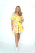 Beach Kaftan The Leah Dress - Summer Yellow Floral dubai outfit dress brunch fashion mums