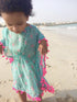 Beach Kaftan The Little Kaftan - Dotted Bows dubai outfit dress brunch fashion mums