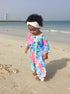 Beach Kaftan The Little Kaftan - Neon Waterfall dubai outfit dress brunch fashion mums
