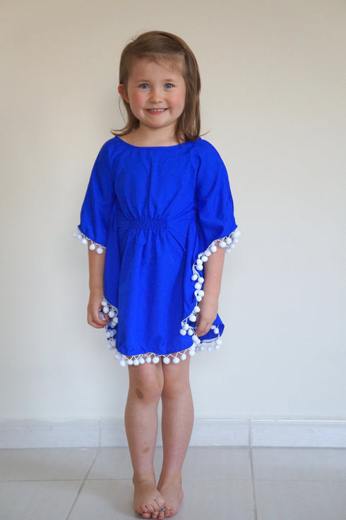 Beach Kaftan The Little Kaftan - Royal Blue dubai outfit dress brunch fashion mums