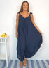 Clothing The Harem Jumpsuit - Deep Navy Summer dubai outfit dress brunch fashion mums