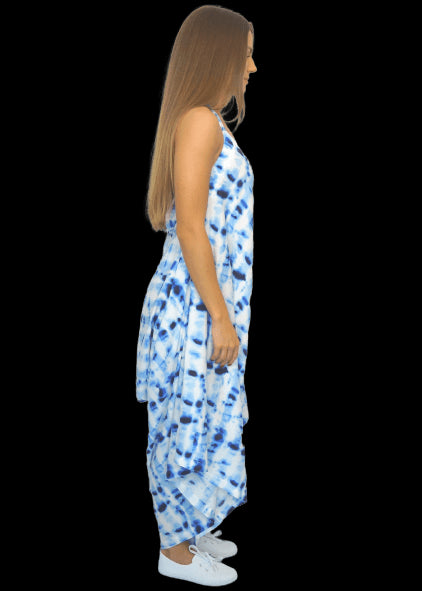 Clothing The Harem Jumpsuit - Royal Tie Dye dubai outfit dress brunch fashion mums