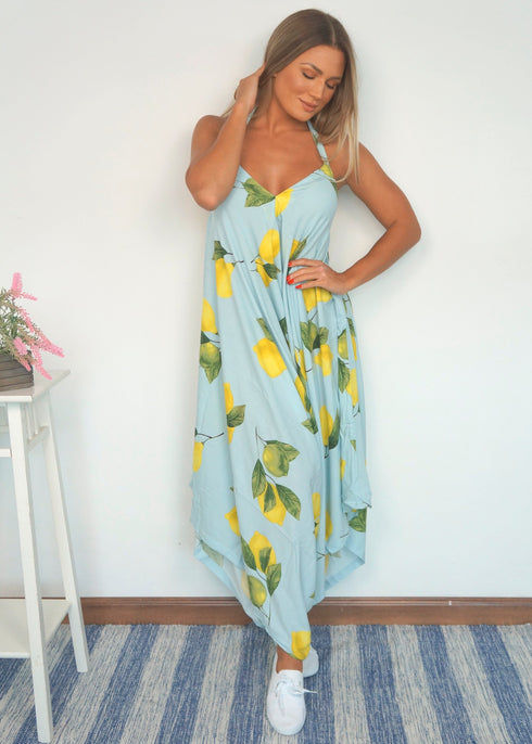 Clothing The Harem Jumpsuit - Sky Lemons dubai outfit dress brunch fashion mums