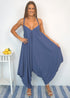 Clothing The Harem Jumpsuit - Slate Navy Summer dubai outfit dress brunch fashion mums