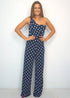 Clothing The Megan Jumpsuit - Miami Polka dubai outfit dress brunch fashion mums