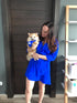 Dog Bandana - Royal Blue dubai outfit dress brunch fashion mums