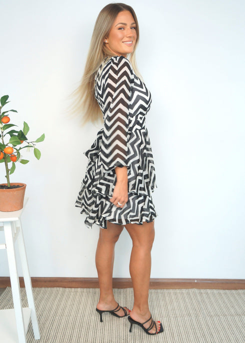 Dress The Dream Dress - Painted Chevrons dubai outfit dress brunch fashion mums