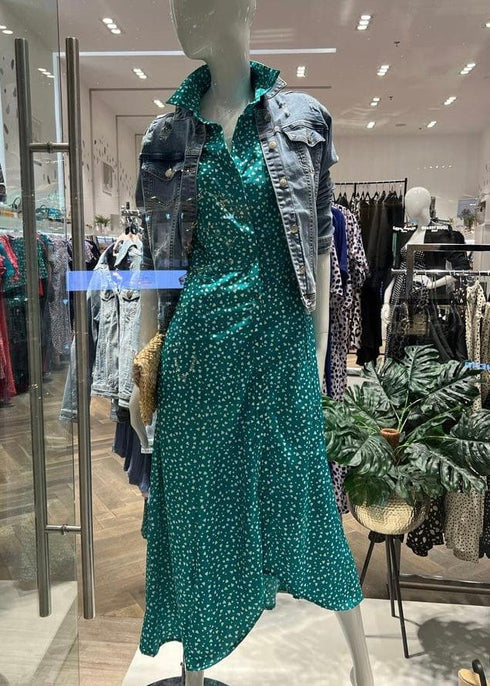 Dress The Fitted Shirt Dress - Emerald Mountains dubai outfit dress brunch fashion mums