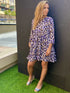 Dress The French Dress - Cobalt Gold Leopard dubai outfit dress brunch fashion mums