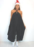 Dress The Harem Jumpsuit - Christmas Midnight Black dubai outfit dress brunch fashion mums