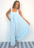 Dress The Harem Jumpsuit - Sky Blue Summer dubai outfit dress brunch fashion mums