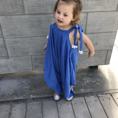 Dress The Little Jumpsuit - Cornflower Blue dubai outfit dress brunch fashion mums