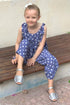 Dress The Little Jumpsuit - Cornflower Blue White Spots dubai outfit dress brunch fashion mums