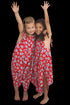 Dress The Little Jumpsuit - Red Blue Daisies dubai outfit dress brunch fashion mums