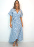 Dress The Maxi Wrap Dress - Blue Sky Thinking dubai outfit dress brunch fashion mums
