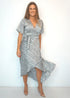 Dress The Maxi Wrap Dress - Checkered Nights dubai outfit dress brunch fashion mums