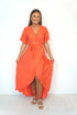 Dress The Maxi Wrap Dress - Holiday Corals dubai outfit dress brunch fashion mums