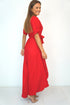 Dress The Maxi Wrap Dress - Mac Red dubai outfit dress brunch fashion mums