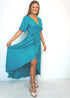 Dress The Maxi Wrap Dress - Mermaid Green dubai outfit dress brunch fashion mums