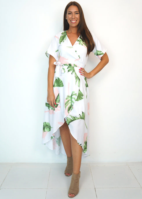 Dress The Maxi Wrap Dress - Palm Breeze dubai outfit dress brunch fashion mums