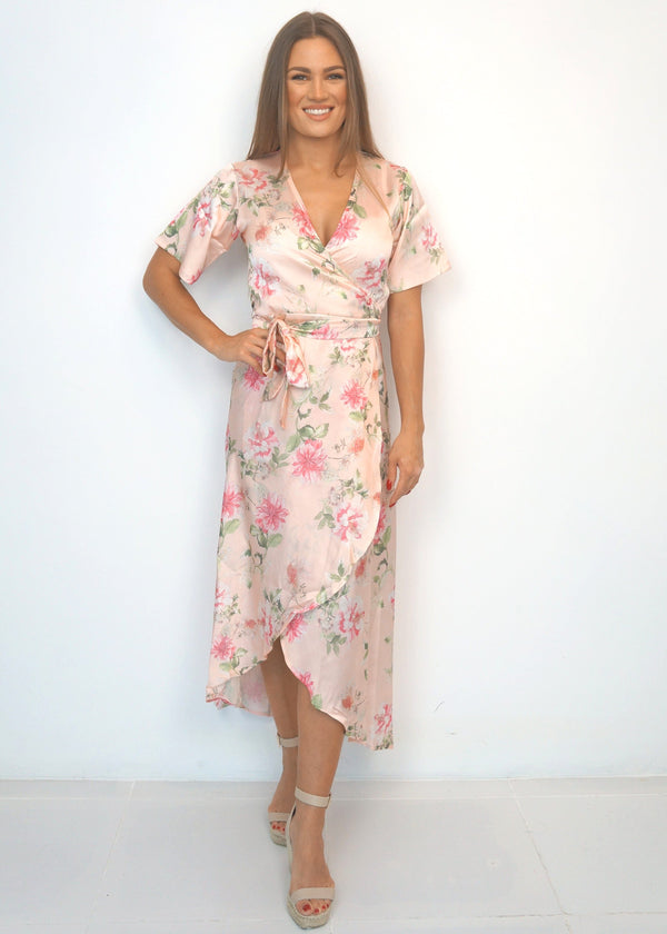 Dress The Maxi Wrap Dress - Perfect Pinks dubai outfit dress brunch fashion mums