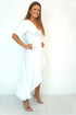 Dress The Maxi Wrap Dress - Perfect White dubai outfit dress brunch fashion mums
