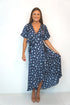 Dress The Maxi Wrap Dress - Starry Nights dubai outfit dress brunch fashion mums