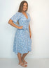 Dress The Midi Wrap Dress - Blue Sky Thinking dubai outfit dress brunch fashion mums