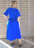 Dress The Midi Wrap Dress - Royal Blue dubai outfit dress brunch fashion mums