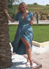 Dress The Midi Wrap Dress - Slate Khaki dubai outfit dress brunch fashion mums