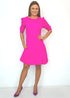 Dress The Pixie Dress - Hot Pink dubai outfit dress brunch fashion mums