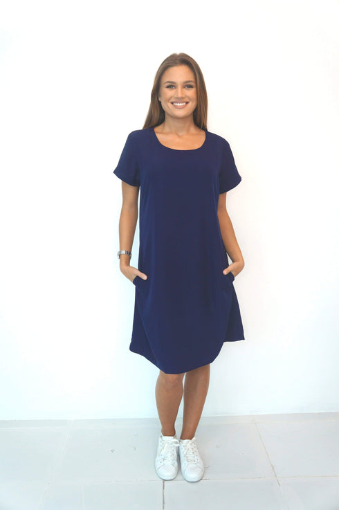 Dress The R Anywhere Dress - Perfect Navy dubai outfit dress brunch fashion mums