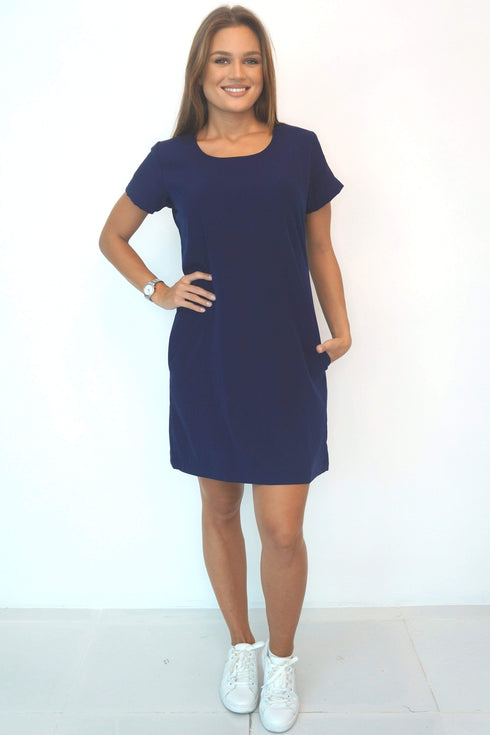 Dress The R Mini Anywhere Dress - Perfect Navy dubai outfit dress brunch fashion mums